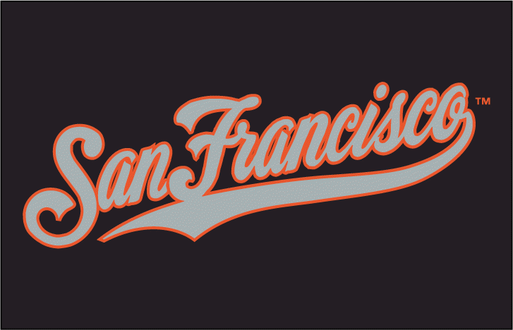 San Francisco Giants 1994-1999 Batting Practice Logo t shirts DIY iron ons v2